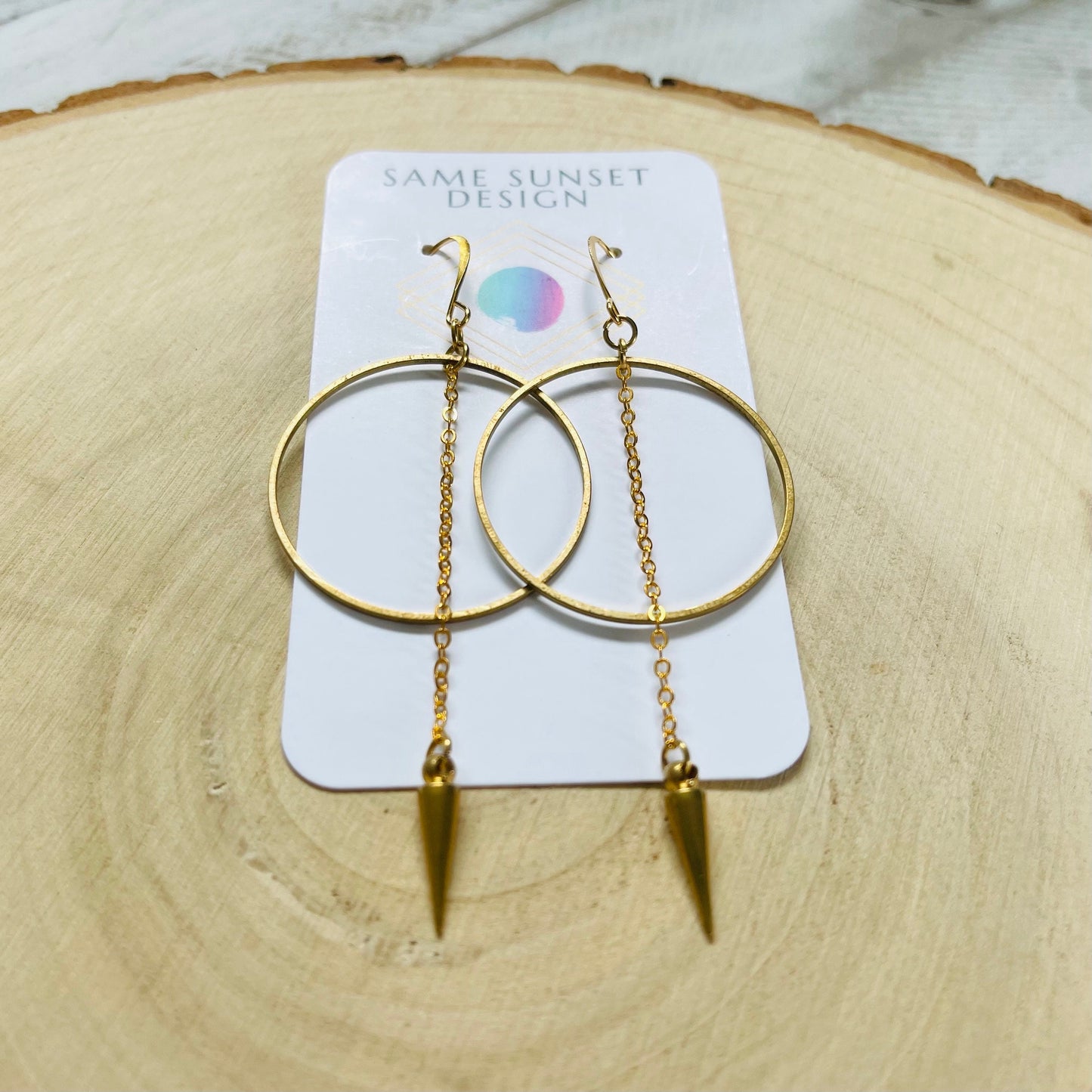 Spike Hoop Earrings