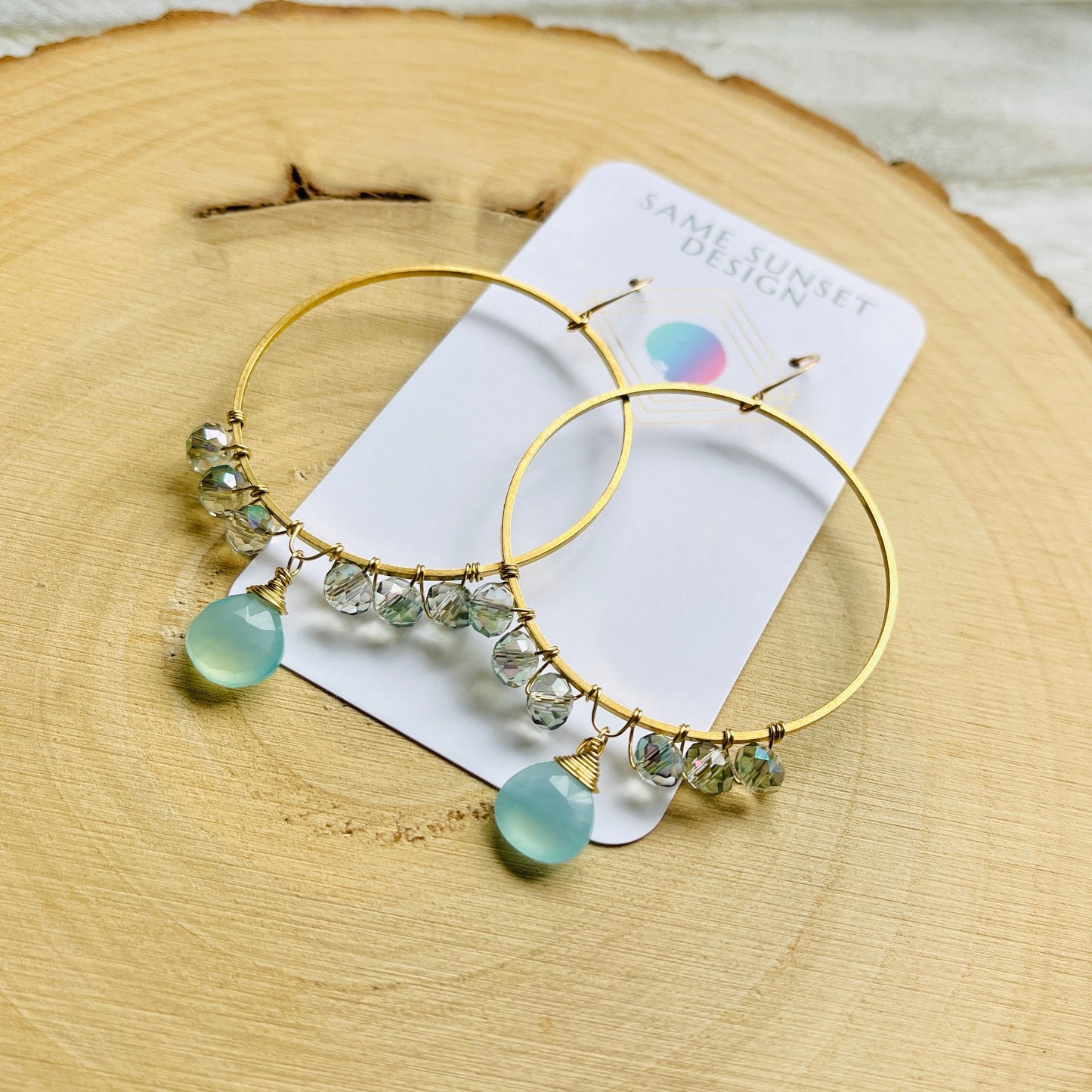 Chalcedony Earrings