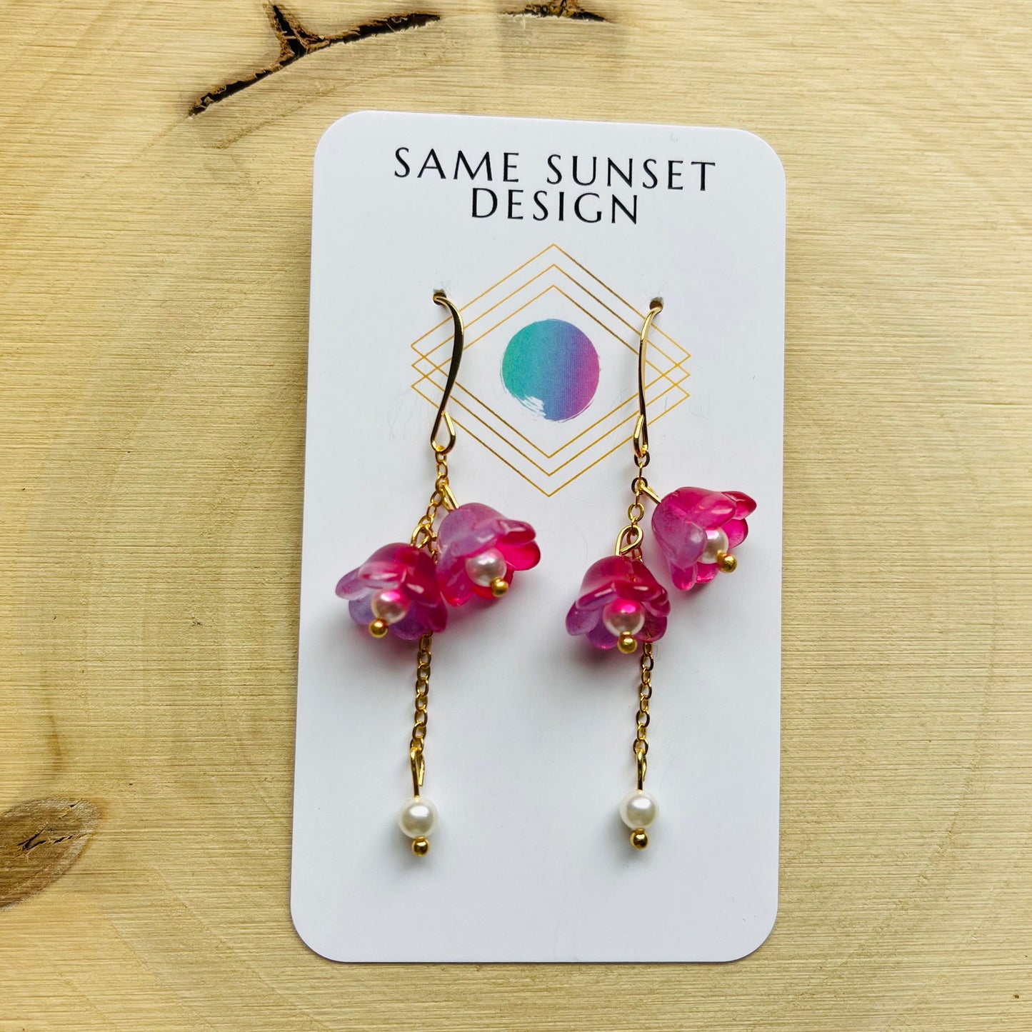 Flower Pearl Earrings