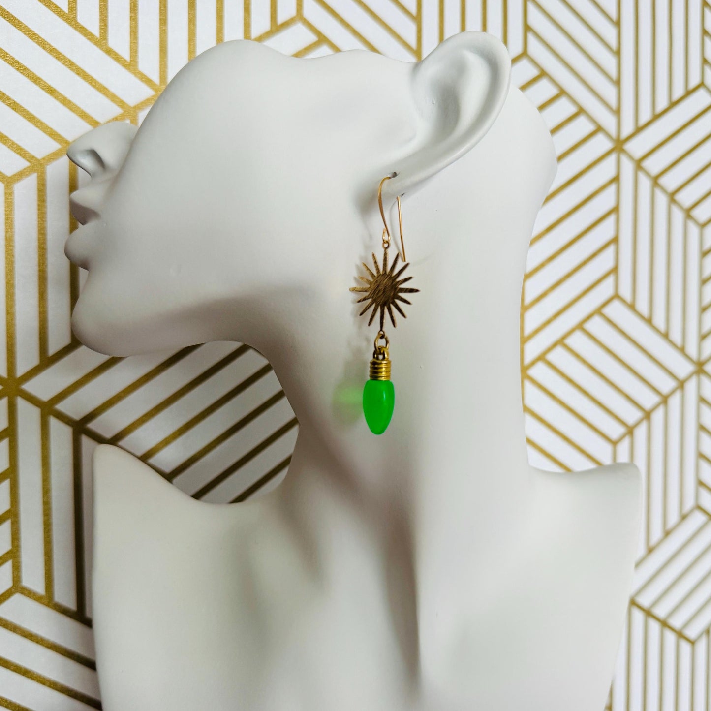 Christmas Light Earrings