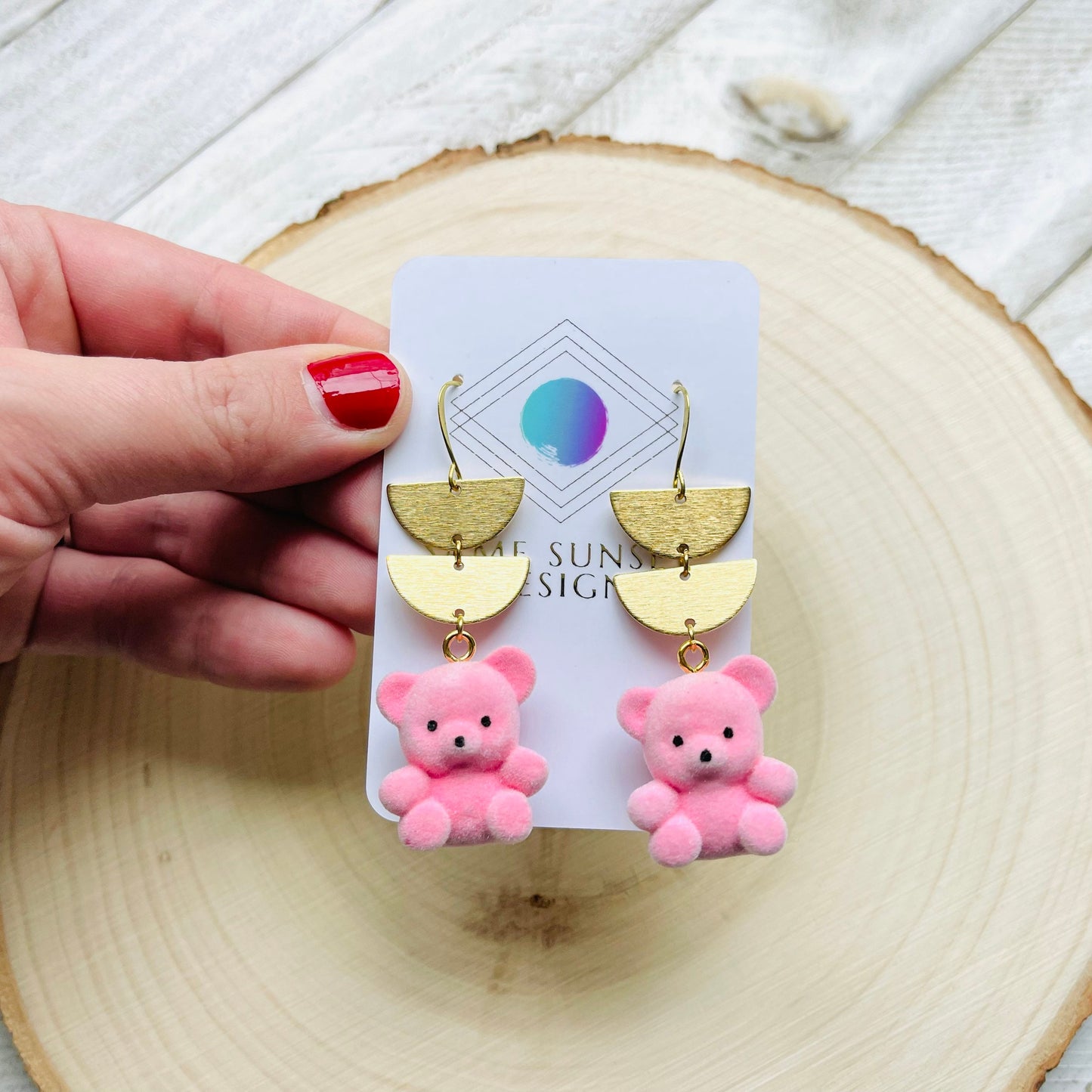 Teddy Bear Earrings
