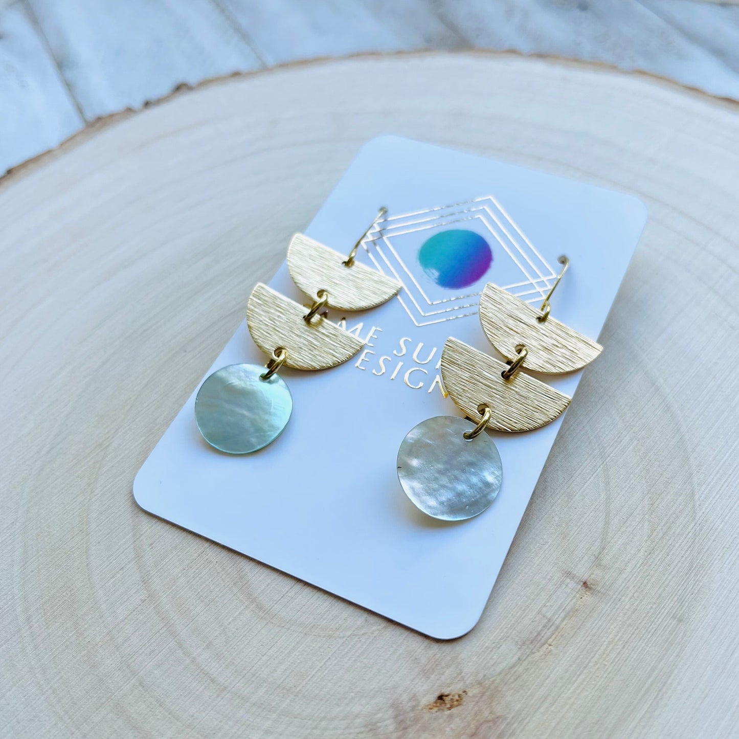 Abalone Earrings, Boho Earrings, Witchy Earrings, Wanderlust Jewelry, Unique Gifts for Sister, Western Earrings Dangle, Fun Birthday Gift