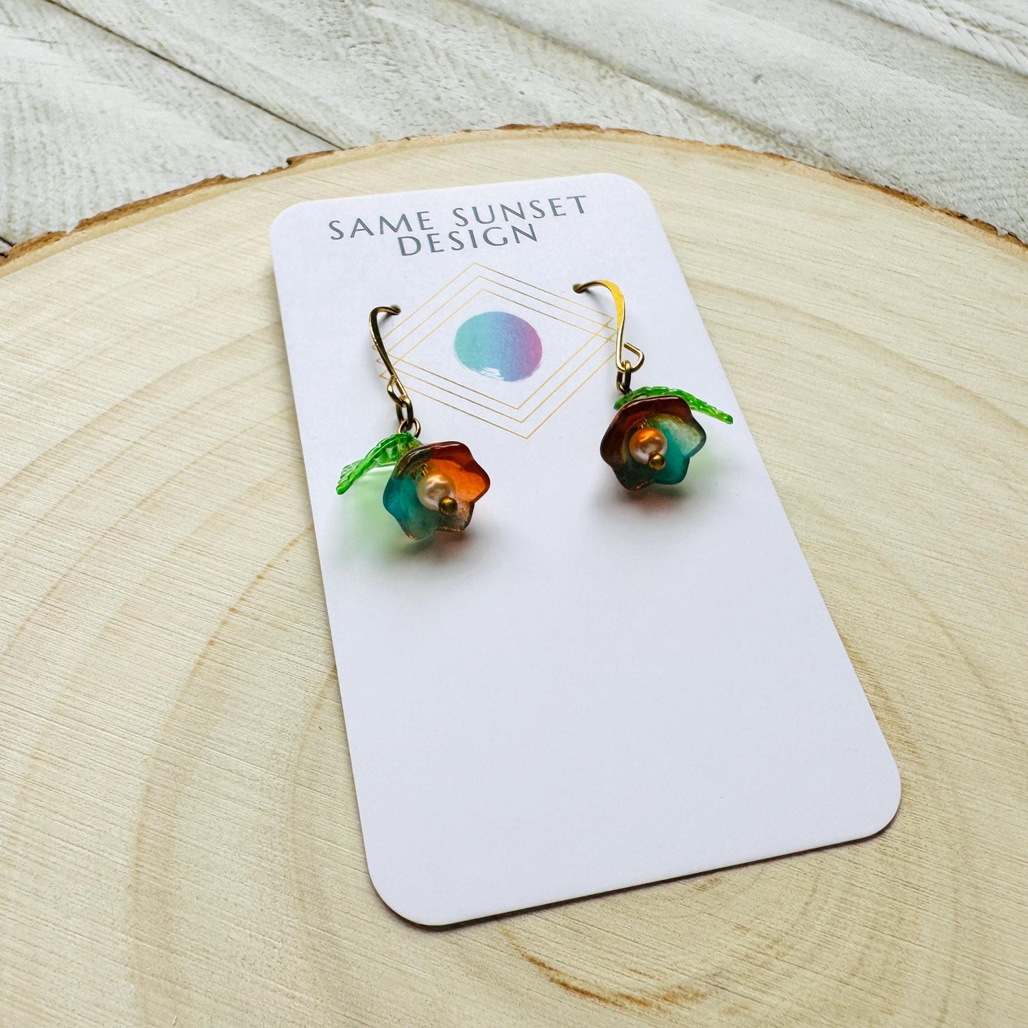 Flower Earrings, Pearl Earrings, Fairycore Jewelry, Coquette Jewelry, Trendy Jewelry 2025, Cottagecore Earrings, Birthday Gift for Mom