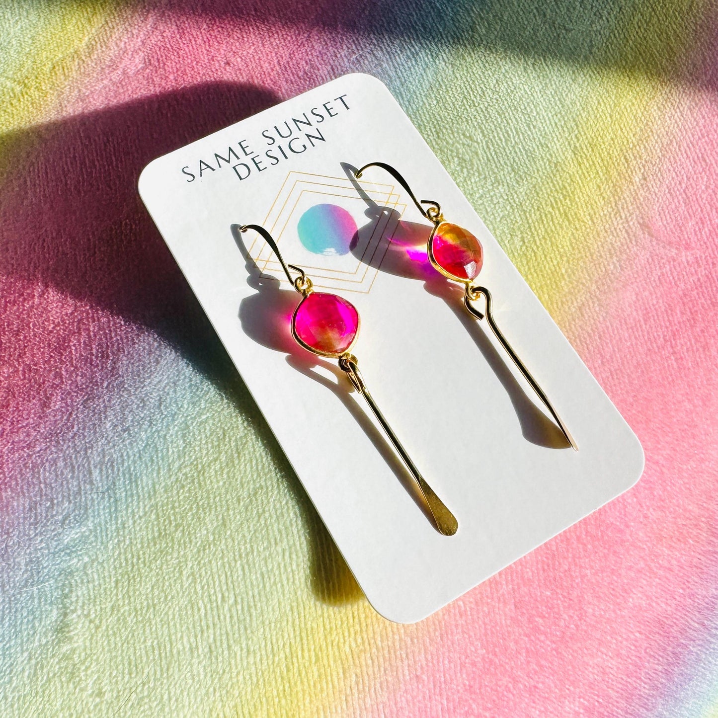 Aura Quartz Earrings
