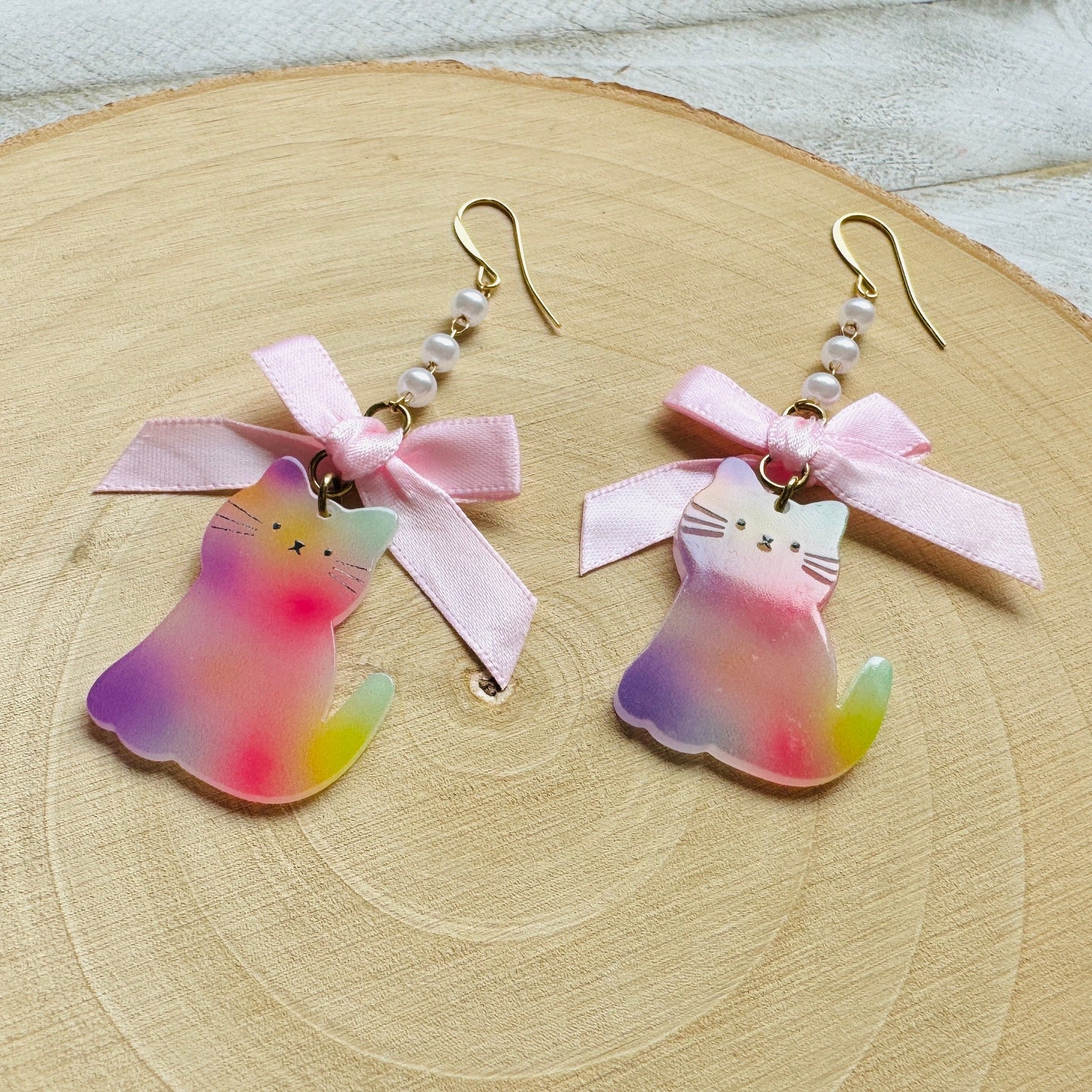 Cat Bow Earrings