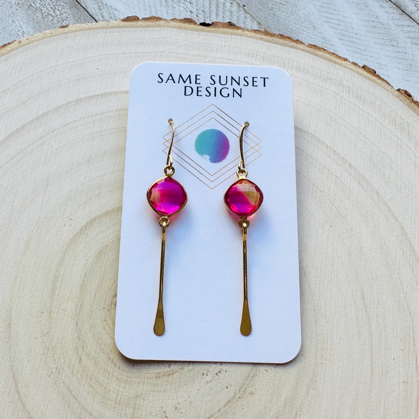 Aura Quartz Earrings