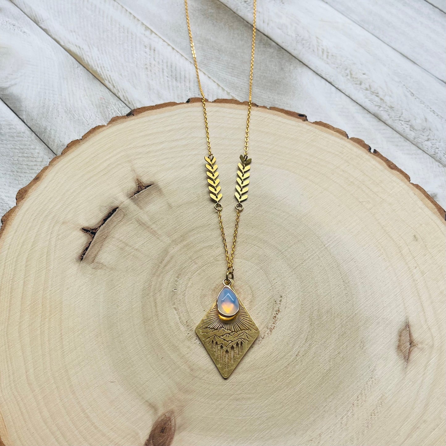 Opalite Mountain Necklace