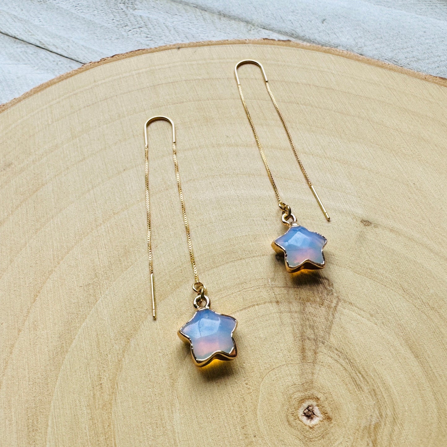 Opalite Threader Earrings