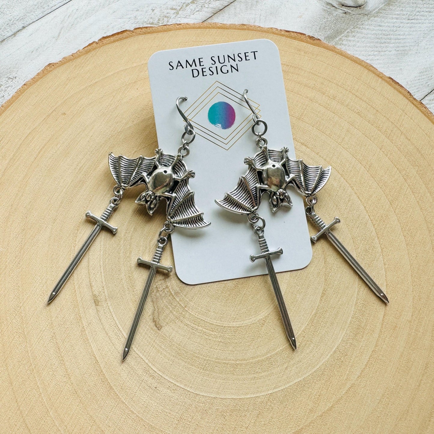 Bat Sword earrings