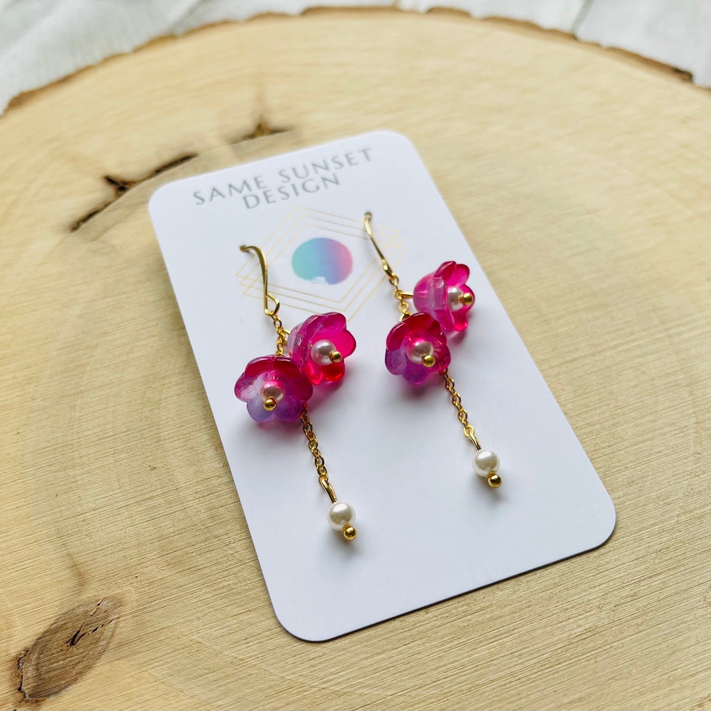 Flower Pearl Earrings