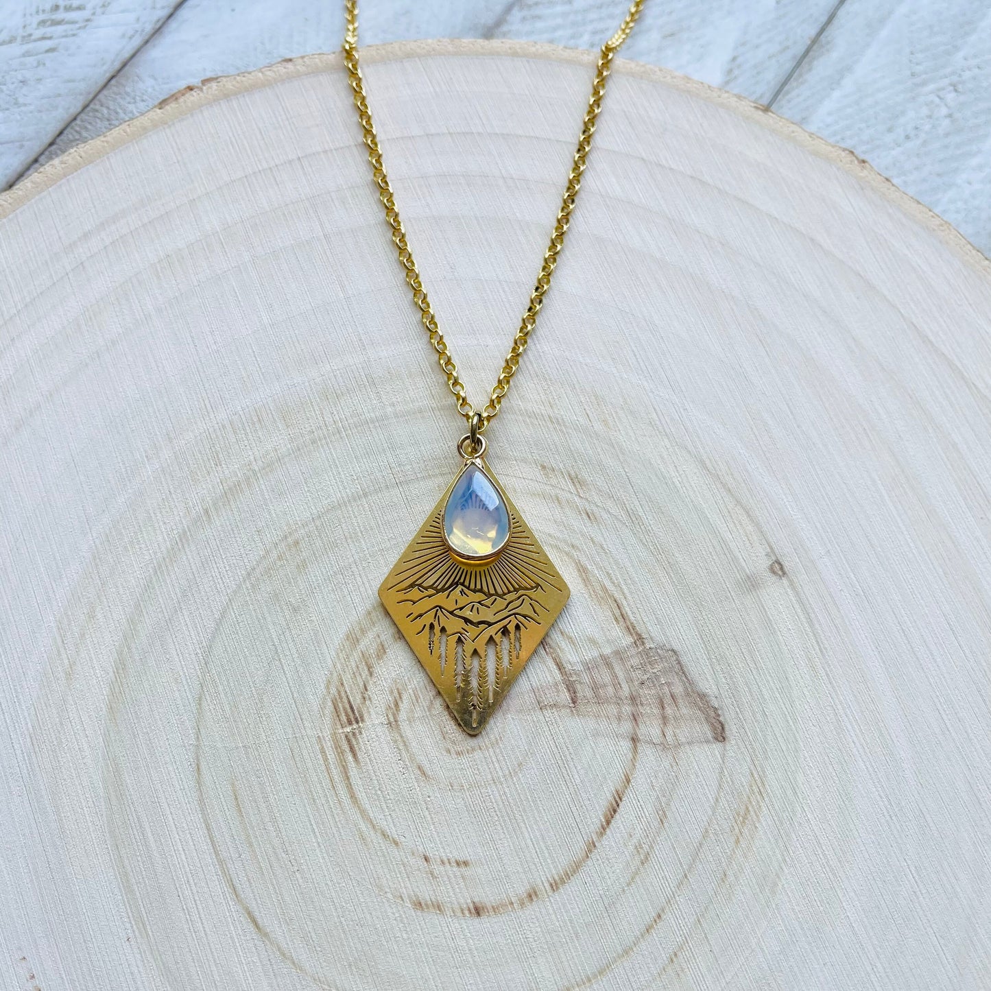 Opalite Mountain Necklace