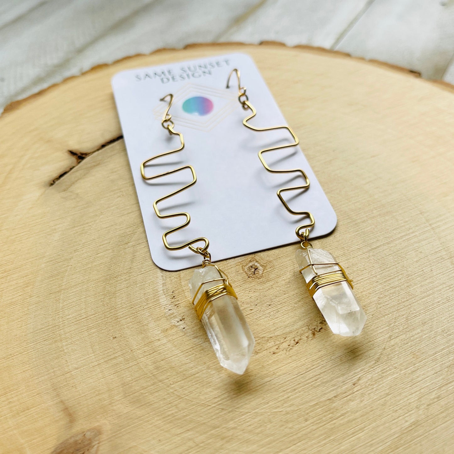 Quartz Earrings