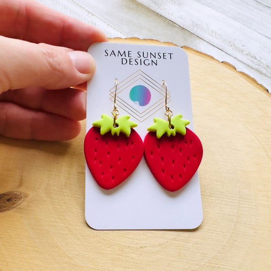 Srawberry Earrings