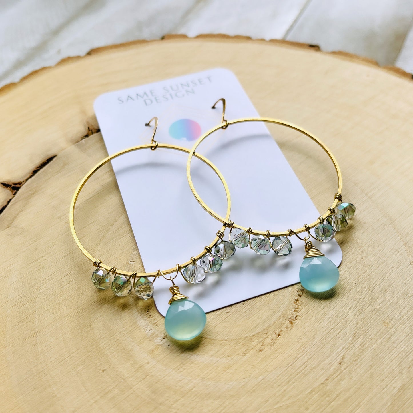 Chalcedony Earrings