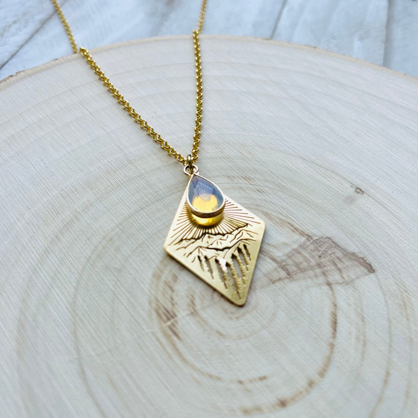 Opalite Mountain Necklace