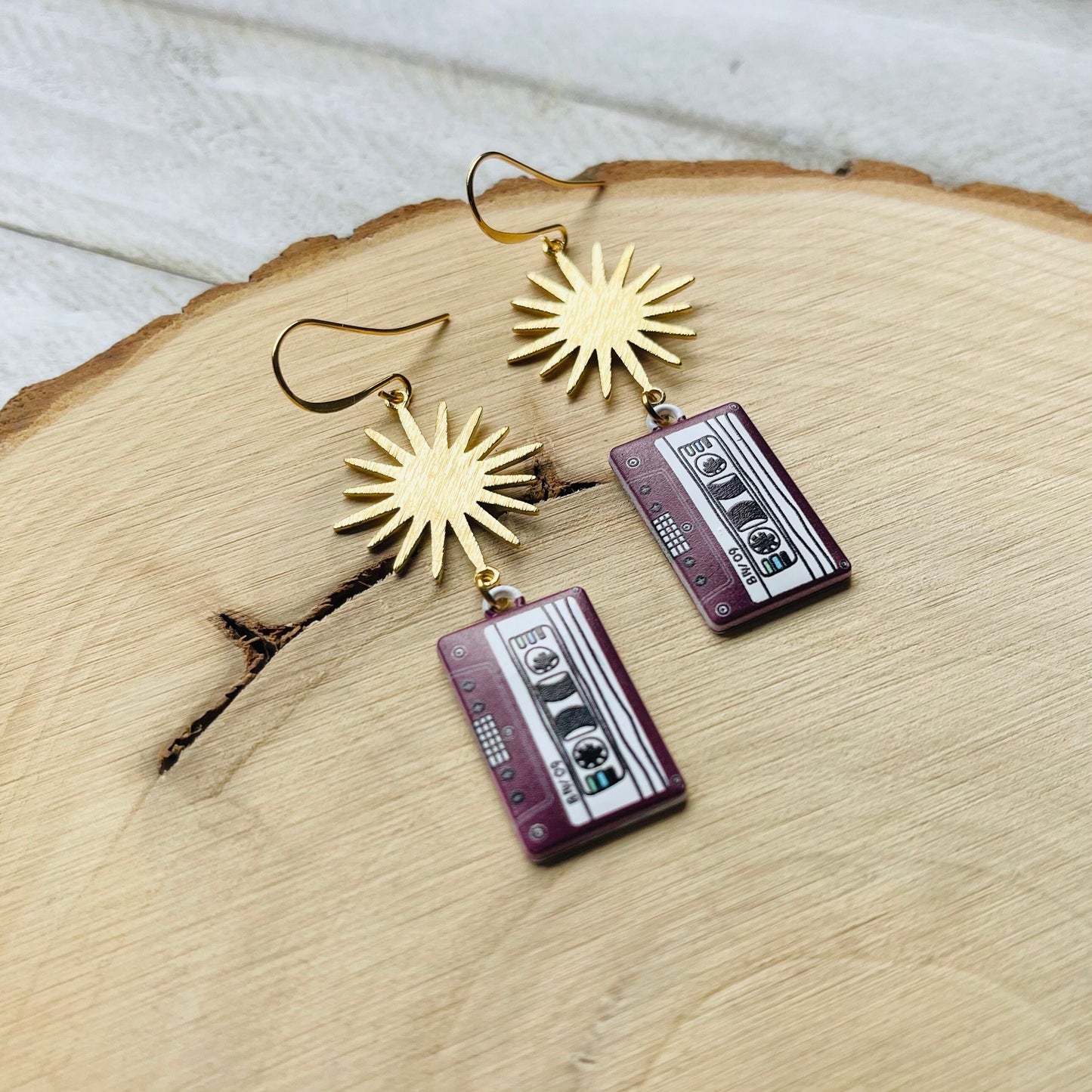 Cassette Tape Earrings