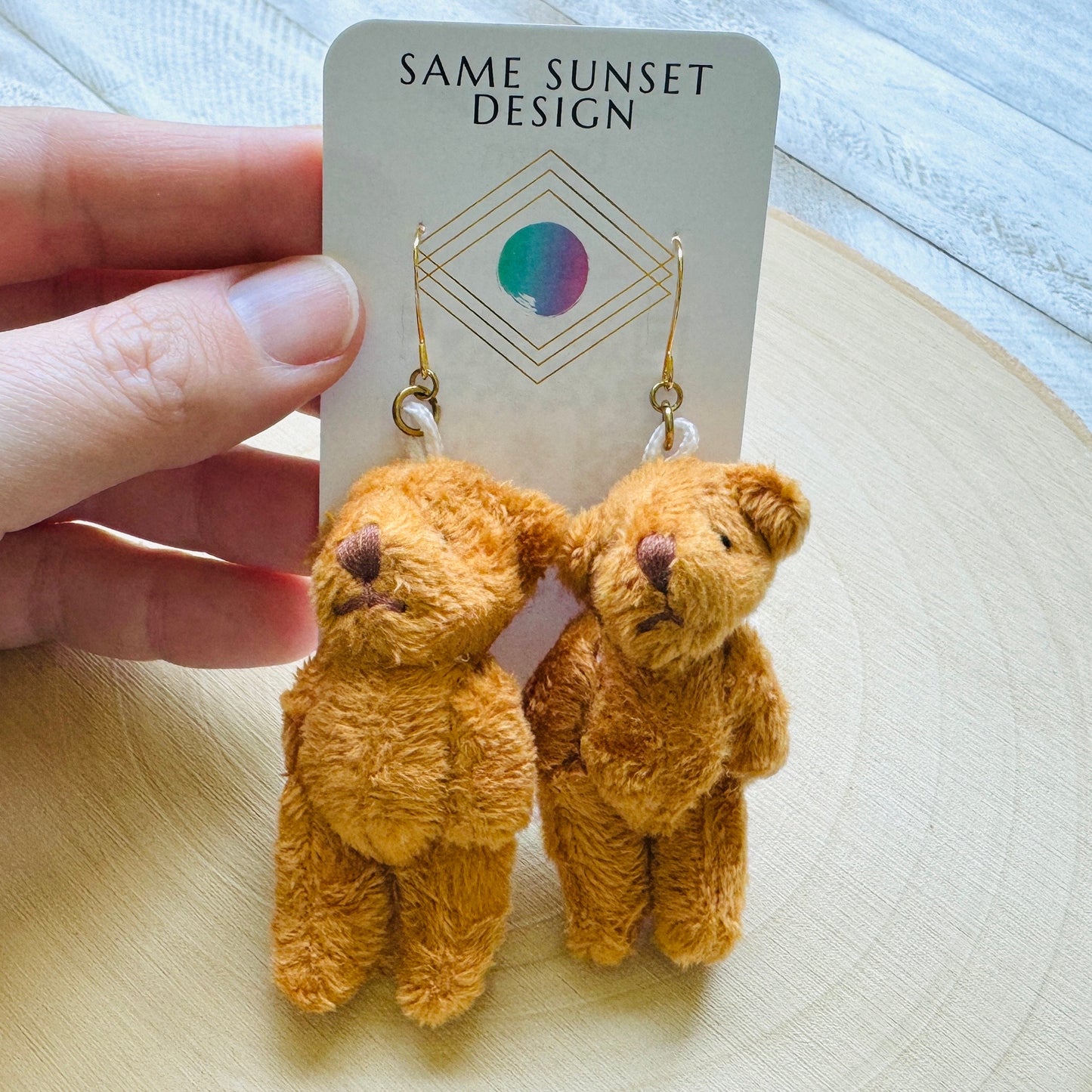 Teddy Bear Earrings