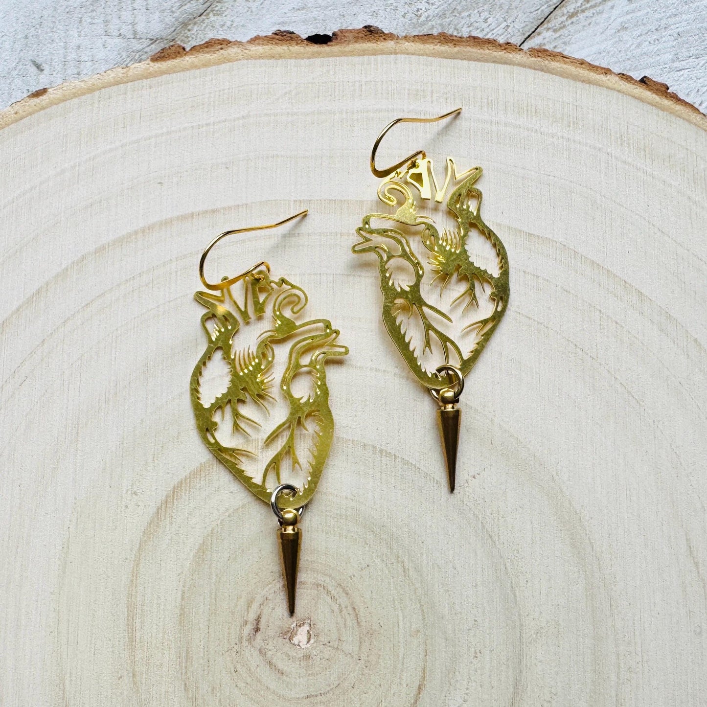 Anatomical Heart Earrings