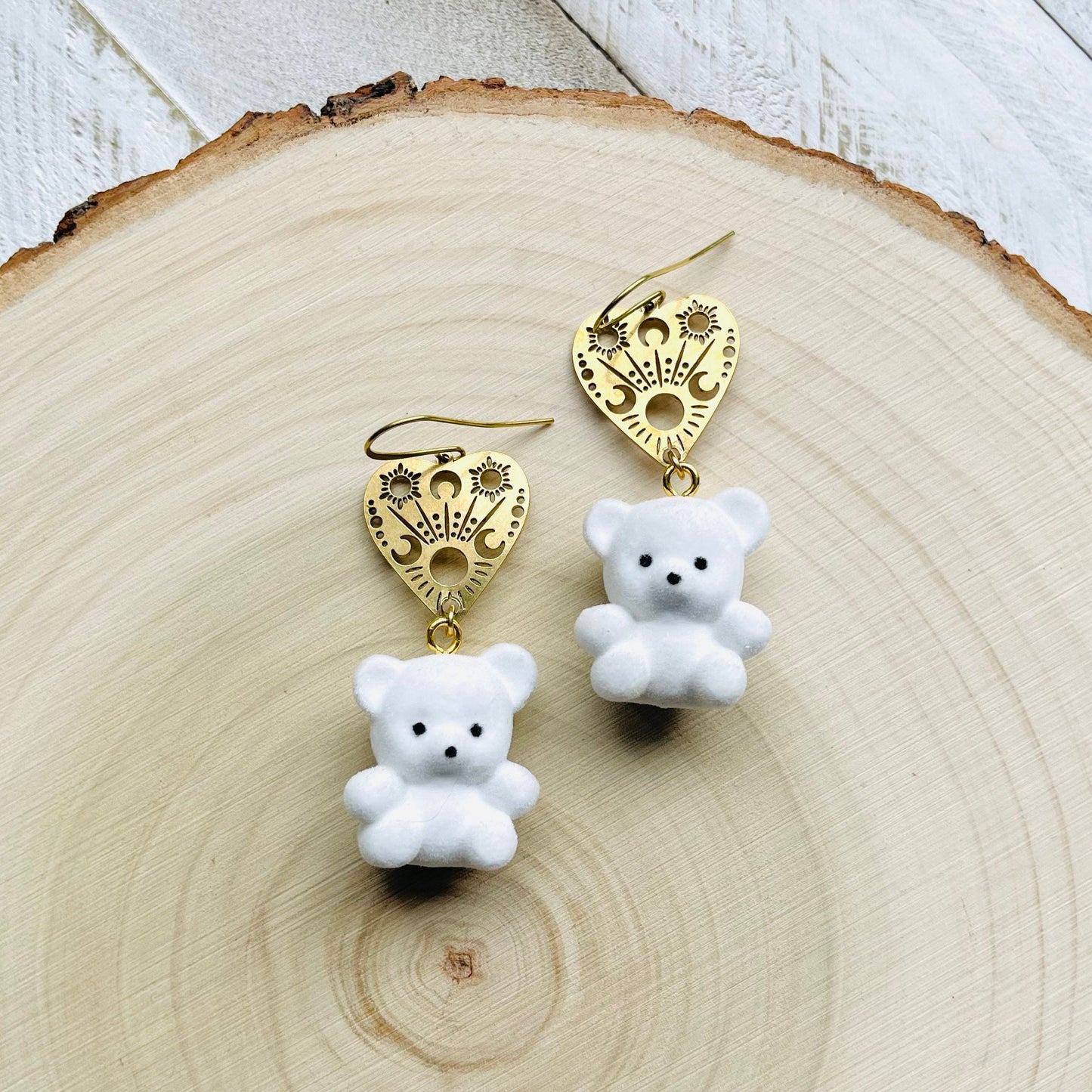Teddy Bear Earrings