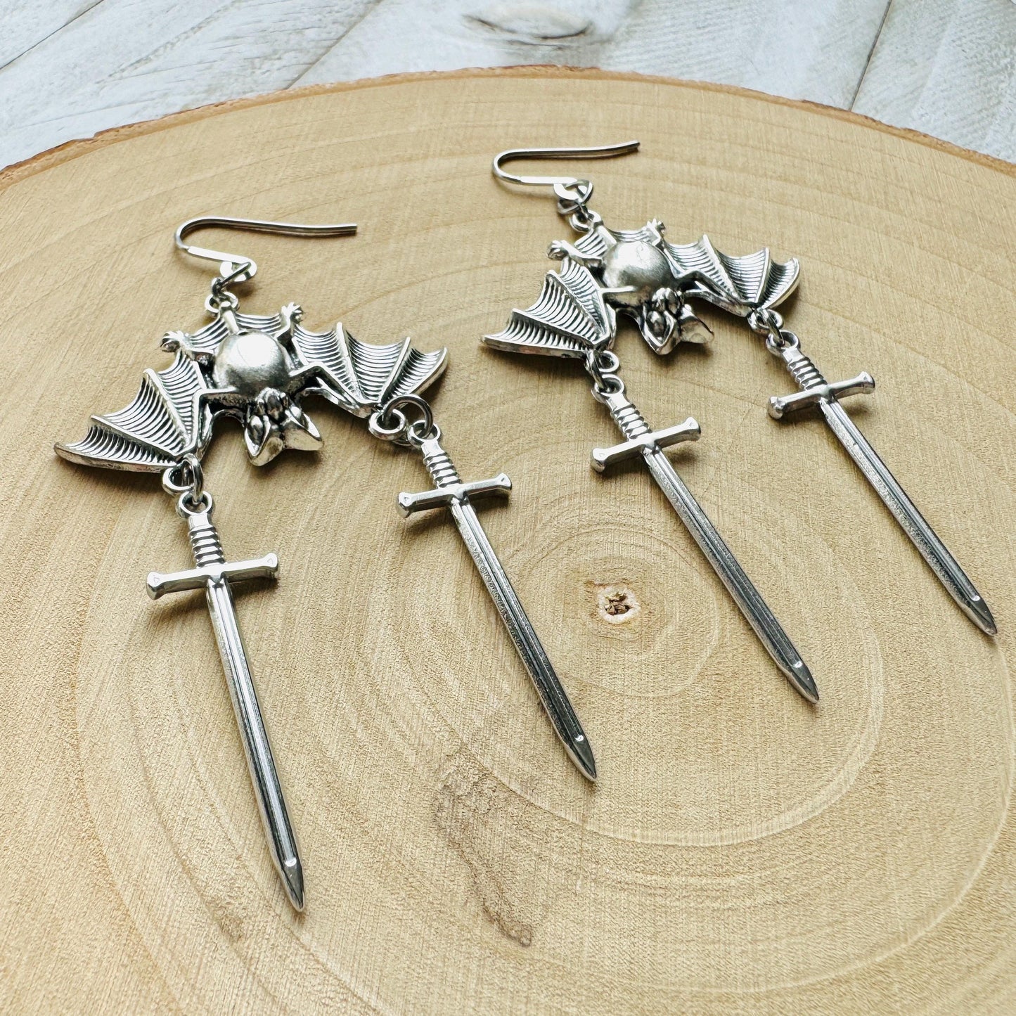 Bat Sword earrings