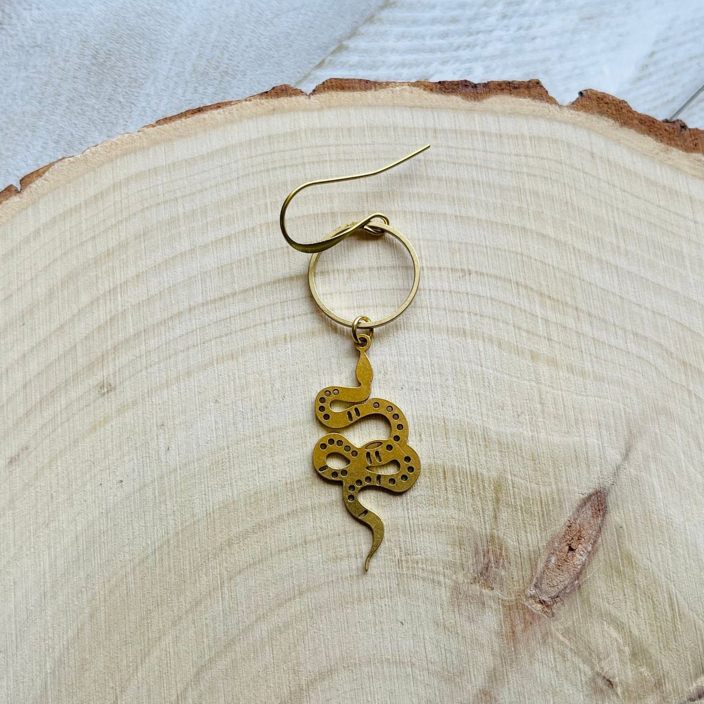 Single Snake Earring