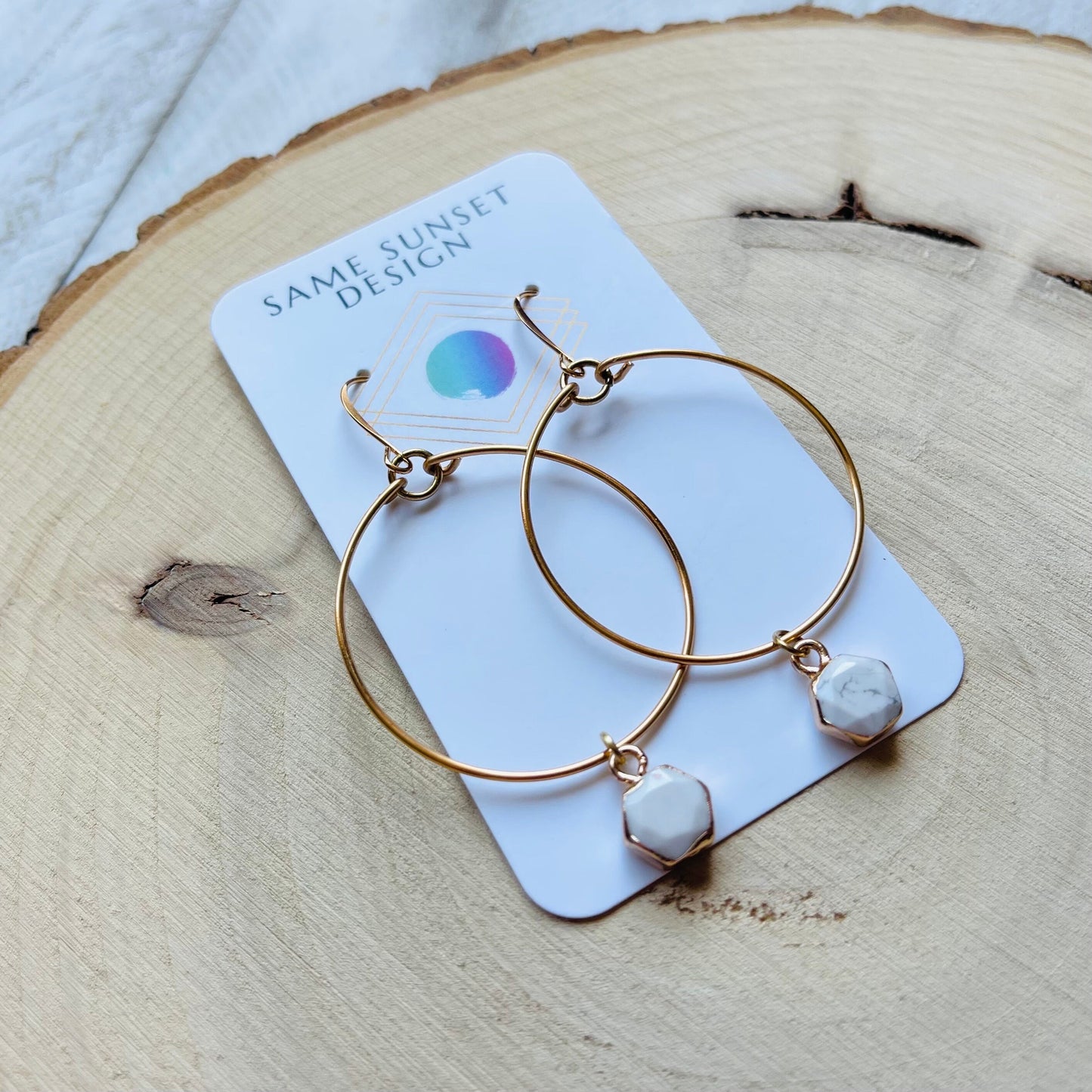 Howlite Earrings