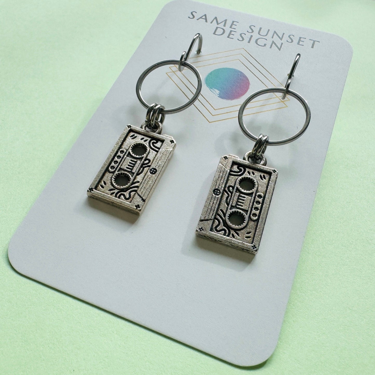 Cassette Tape Earrings
