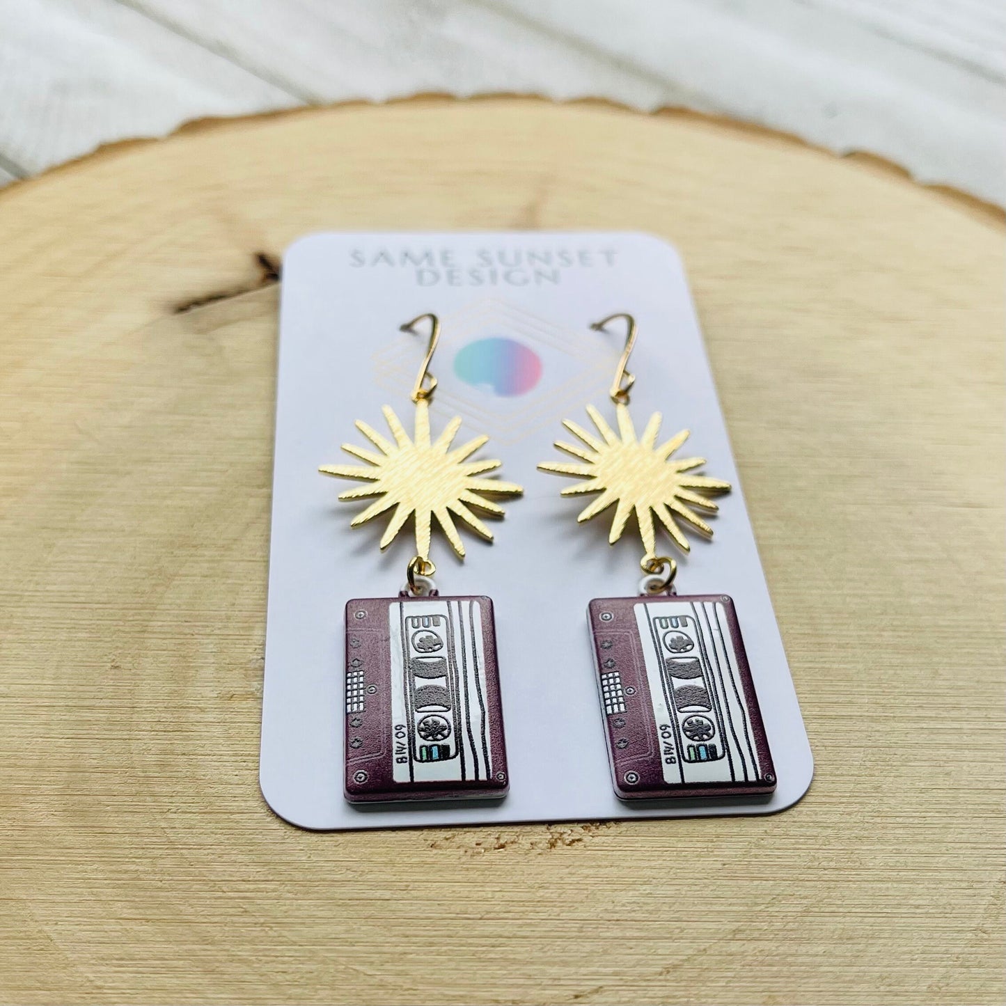 Cassette Tape Earrings