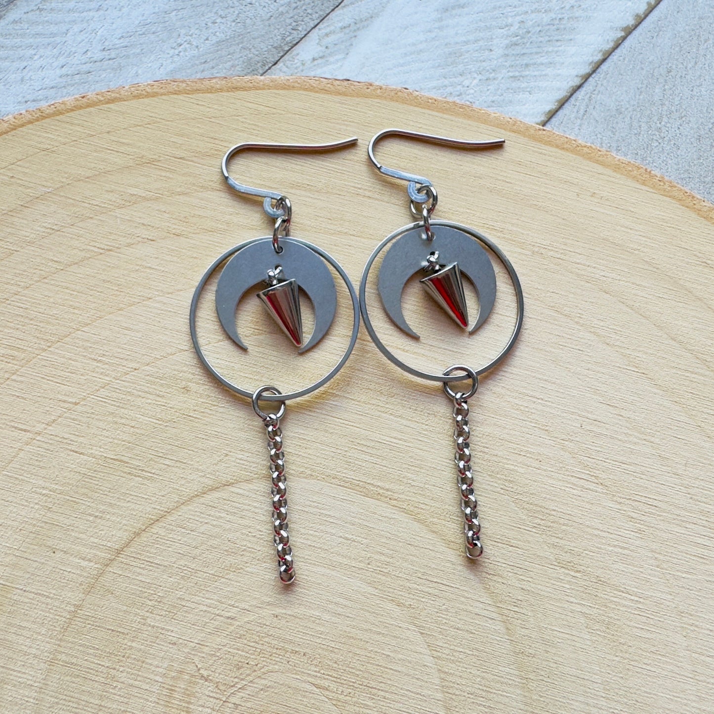 Moon Spike Earrings
