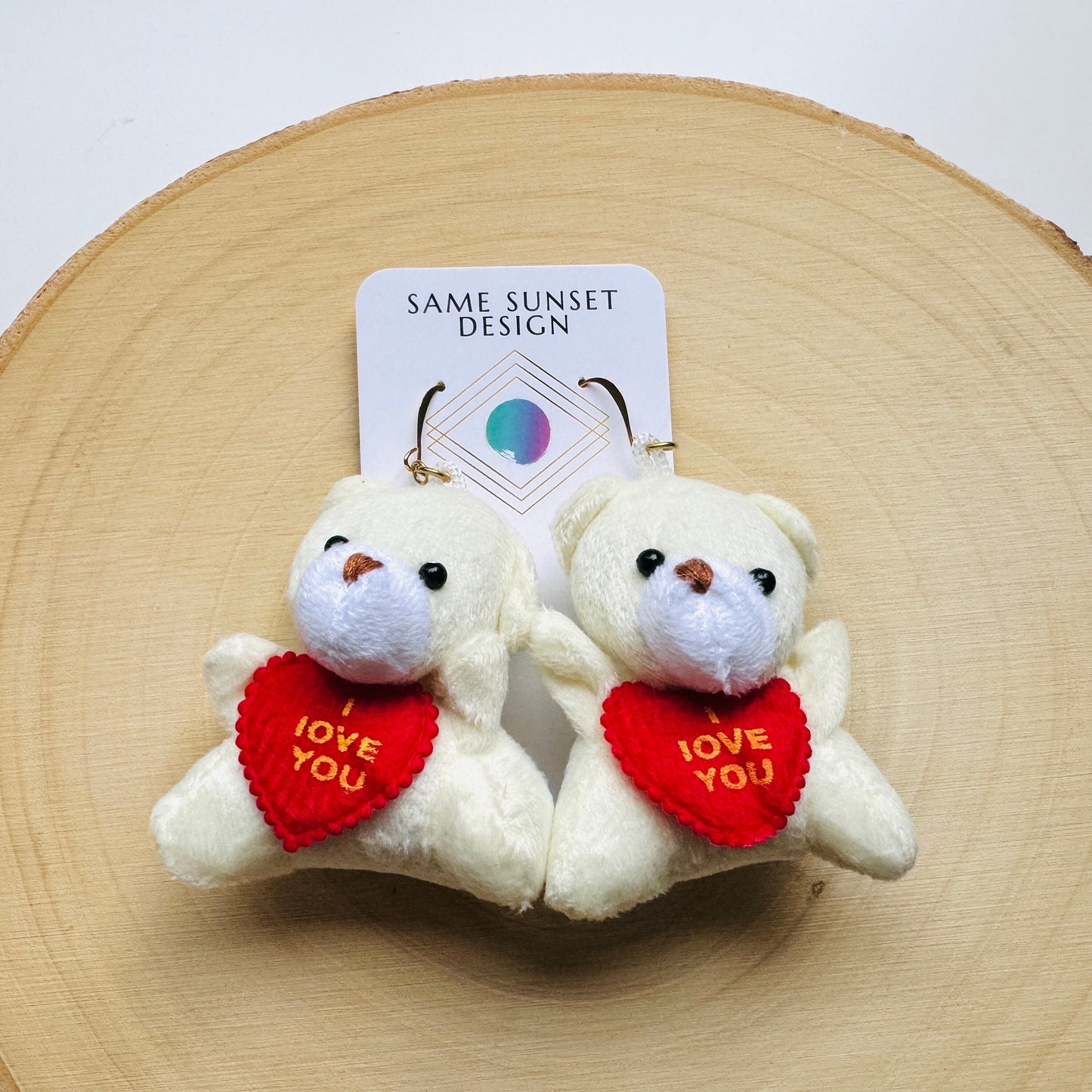 Teddy Bear Earrings