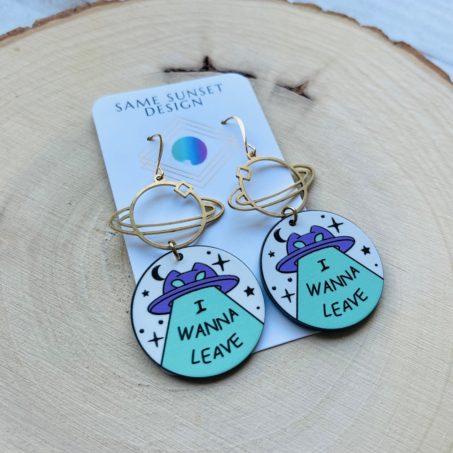 UFO Earrings