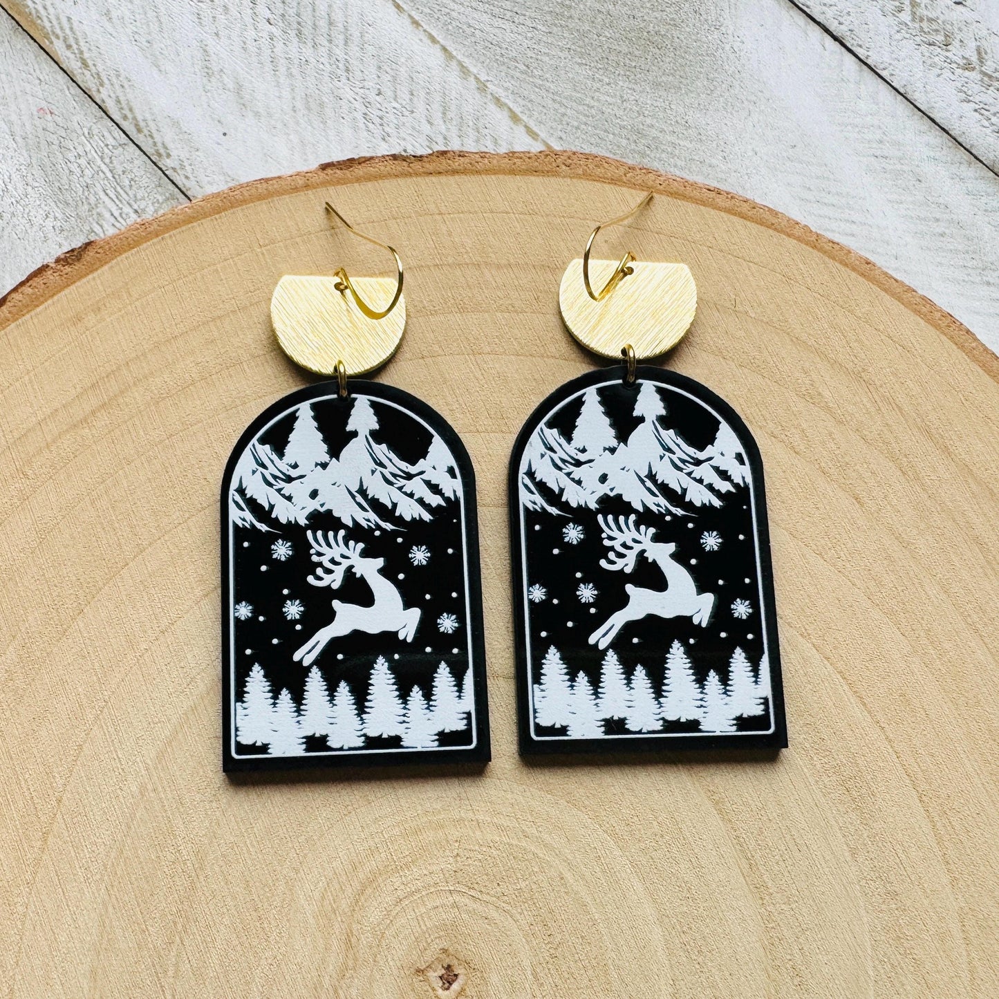 Reindeer Earrings
