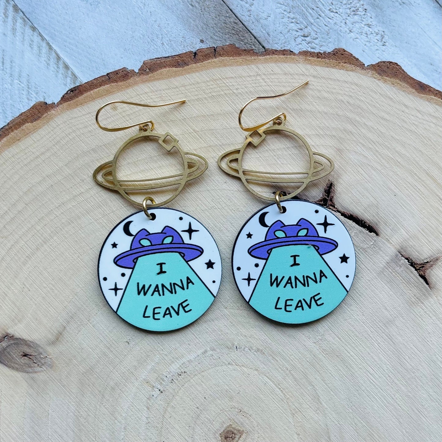 UFO Earrings