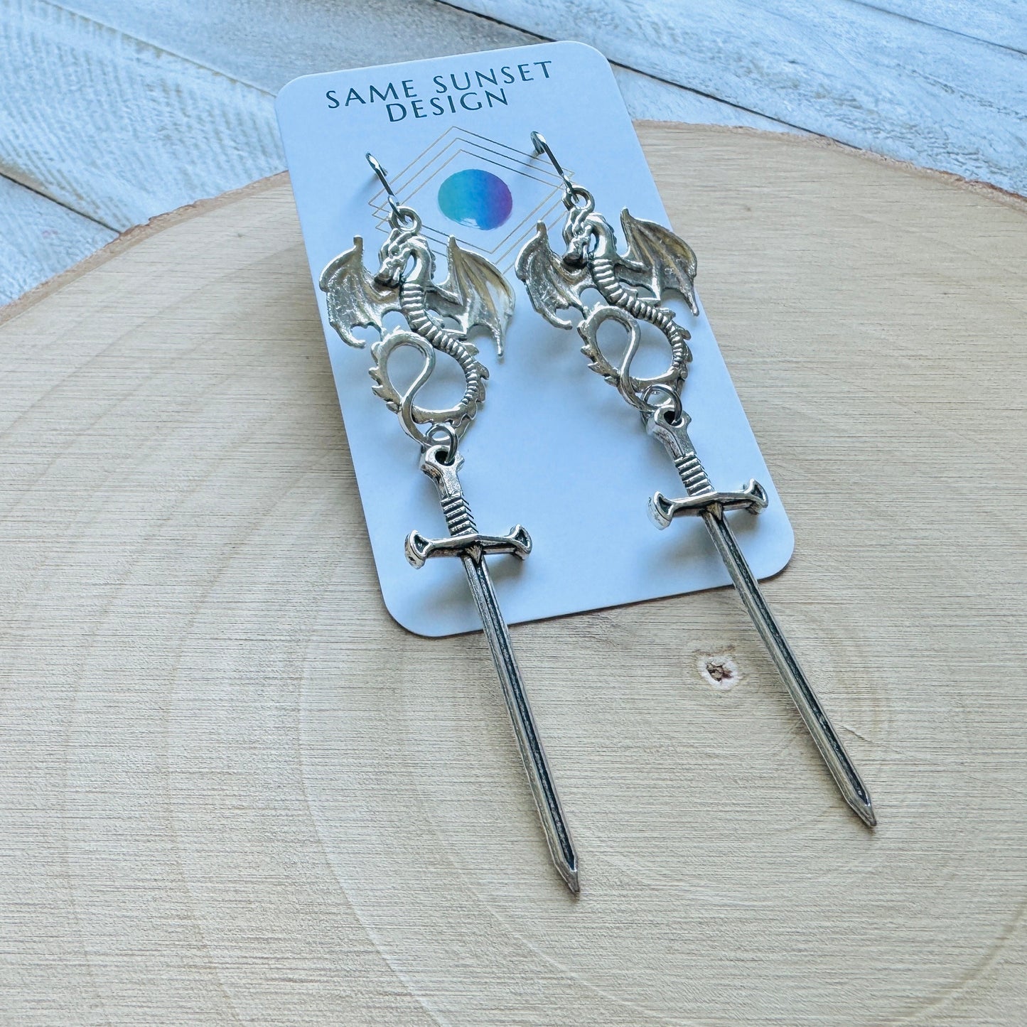 Dragon Sword Earrings