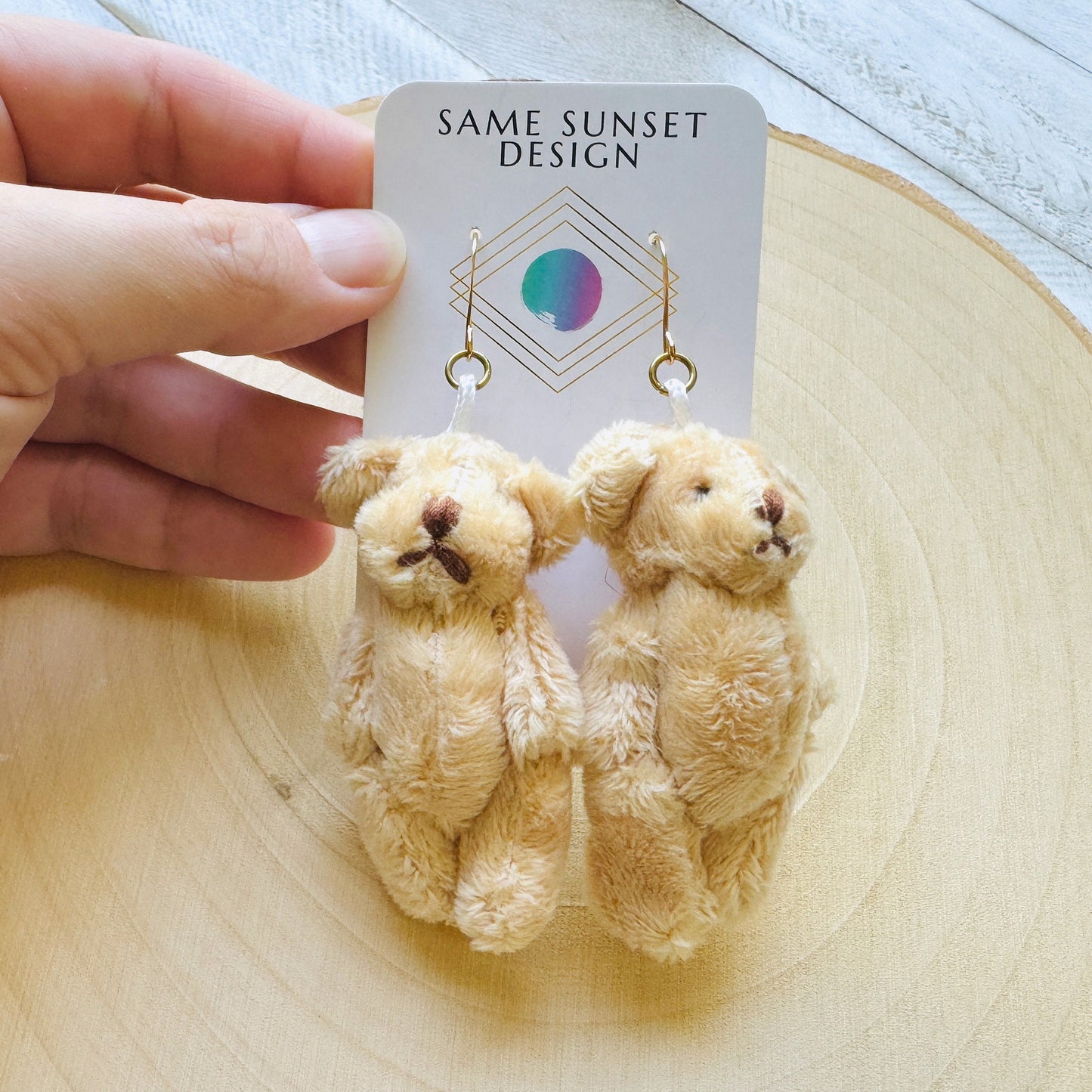 Teddy Bear Earrings