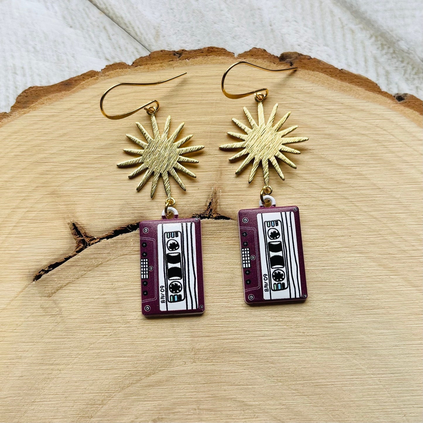Cassette Tape Earrings