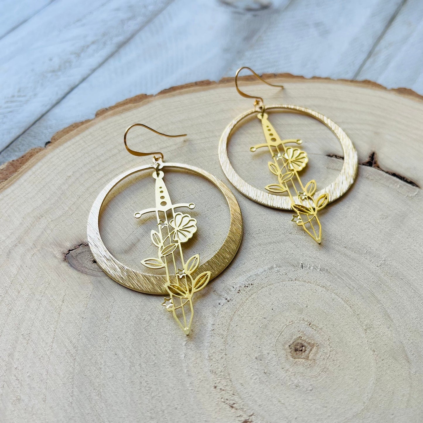 Sword Earrings