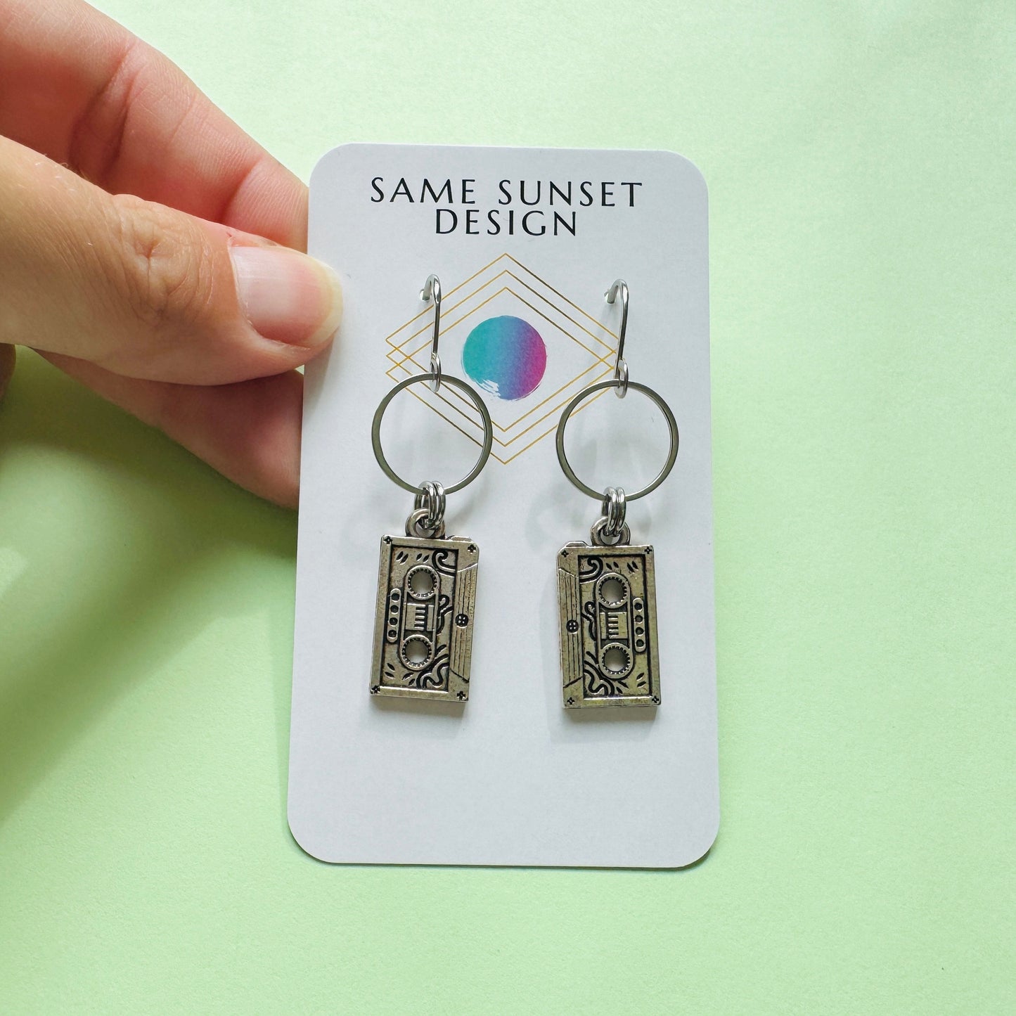 Cassette Tape Earrings