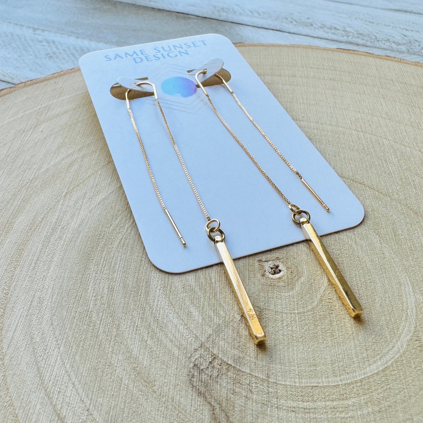 Bar Threader Earrings
