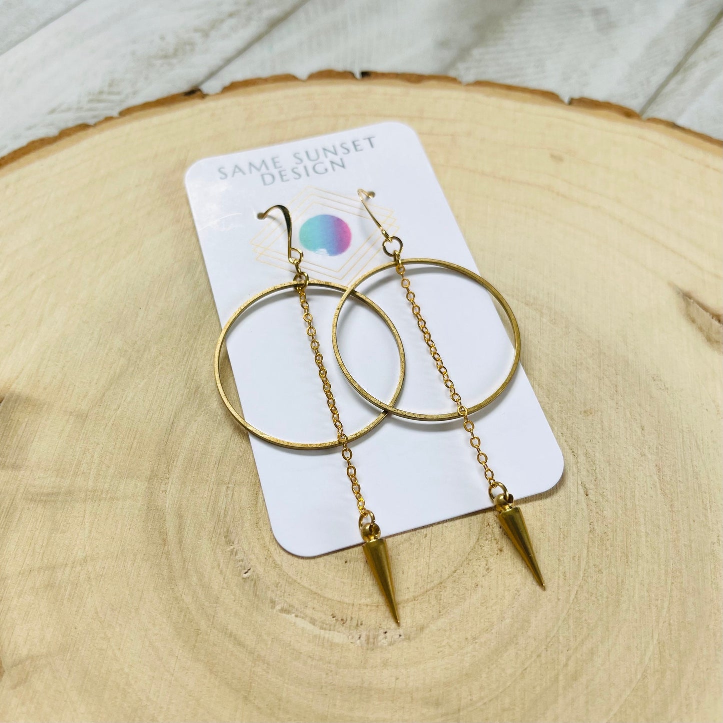 Spike Hoop Earrings