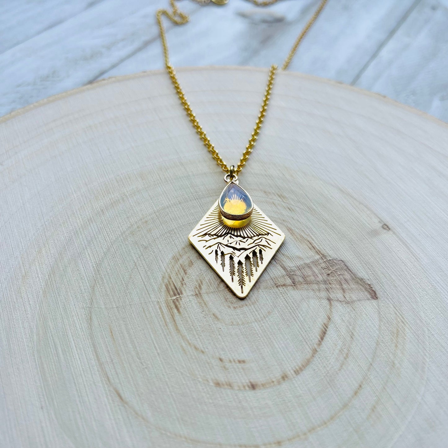 Opalite Mountain Necklace