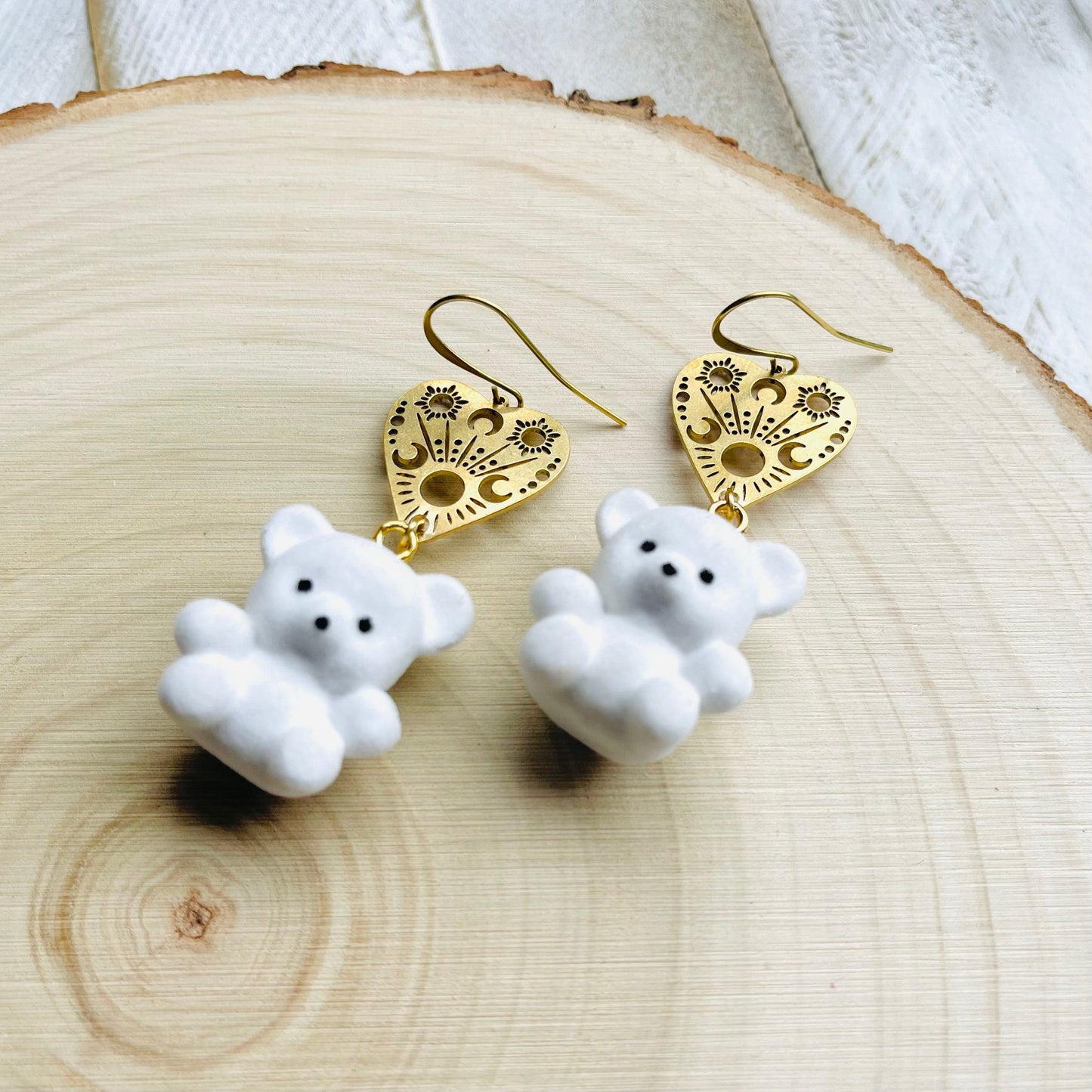 Teddy Bear Earrings