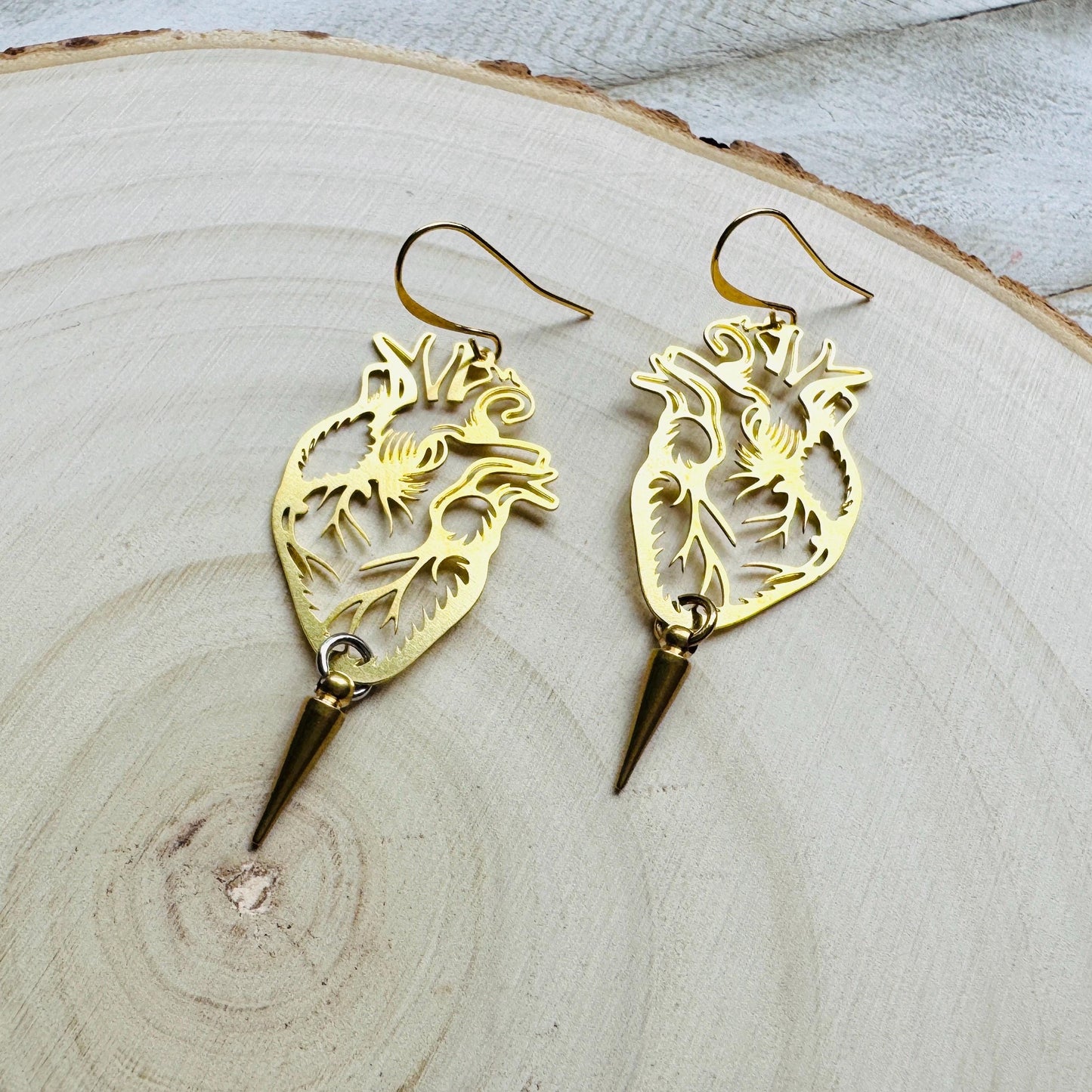 Anatomical Heart Earrings