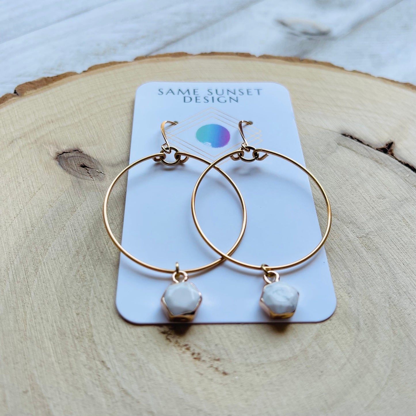 Howlite Earrings