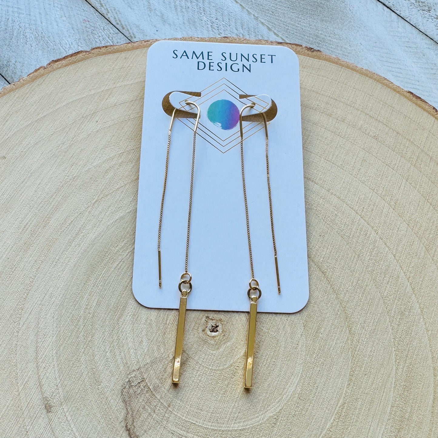 Bar Threader Earrings