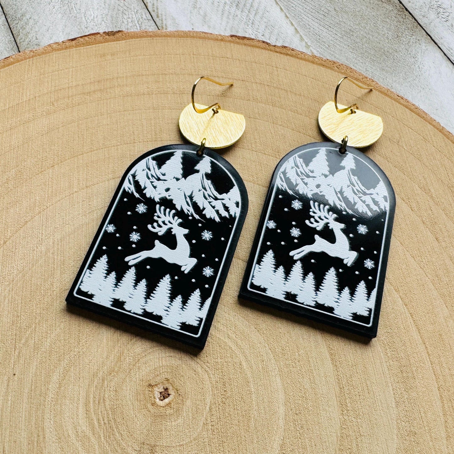 Reindeer Earrings