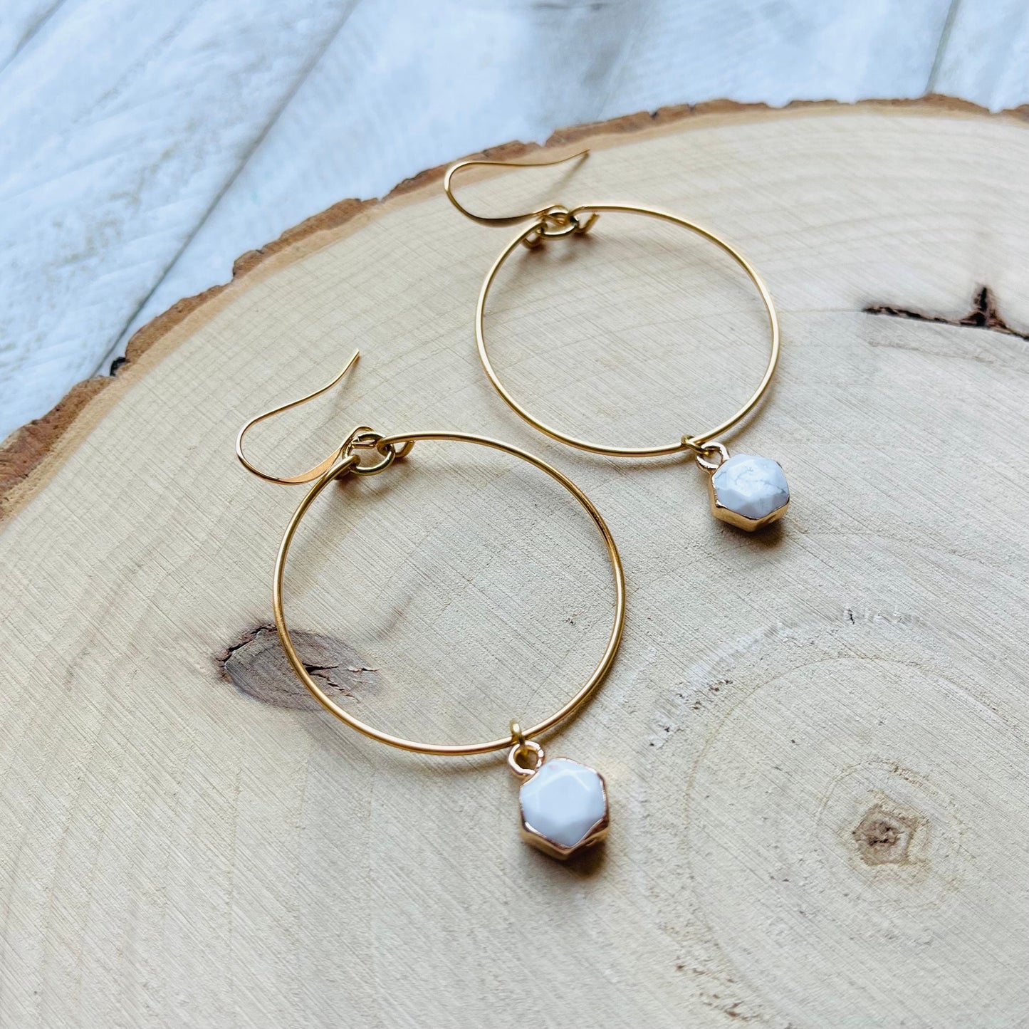 Howlite Earrings