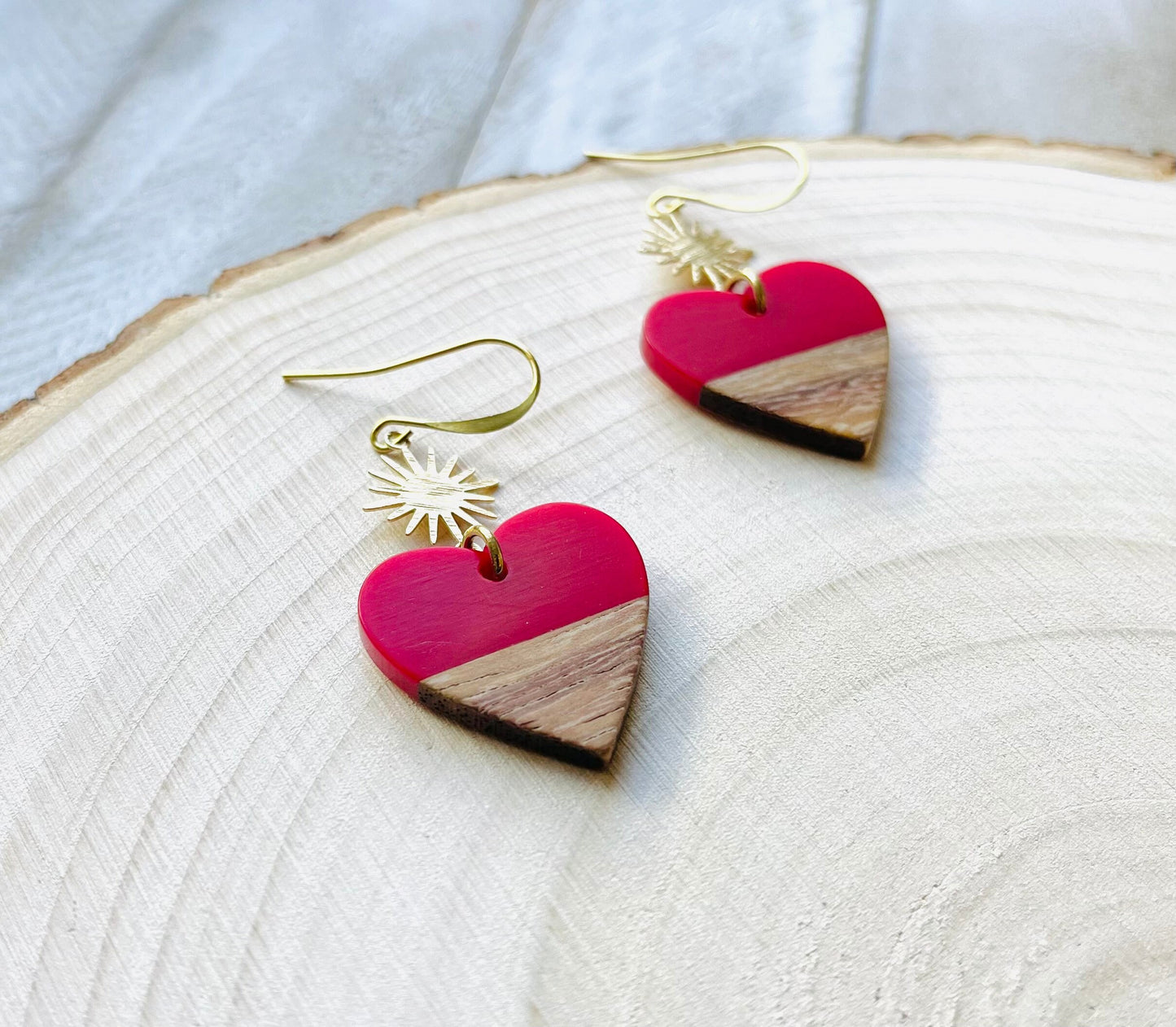 Red Heart Earrings