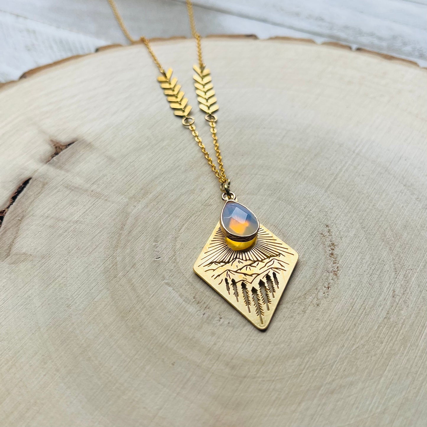 Opalite Mountain Necklace
