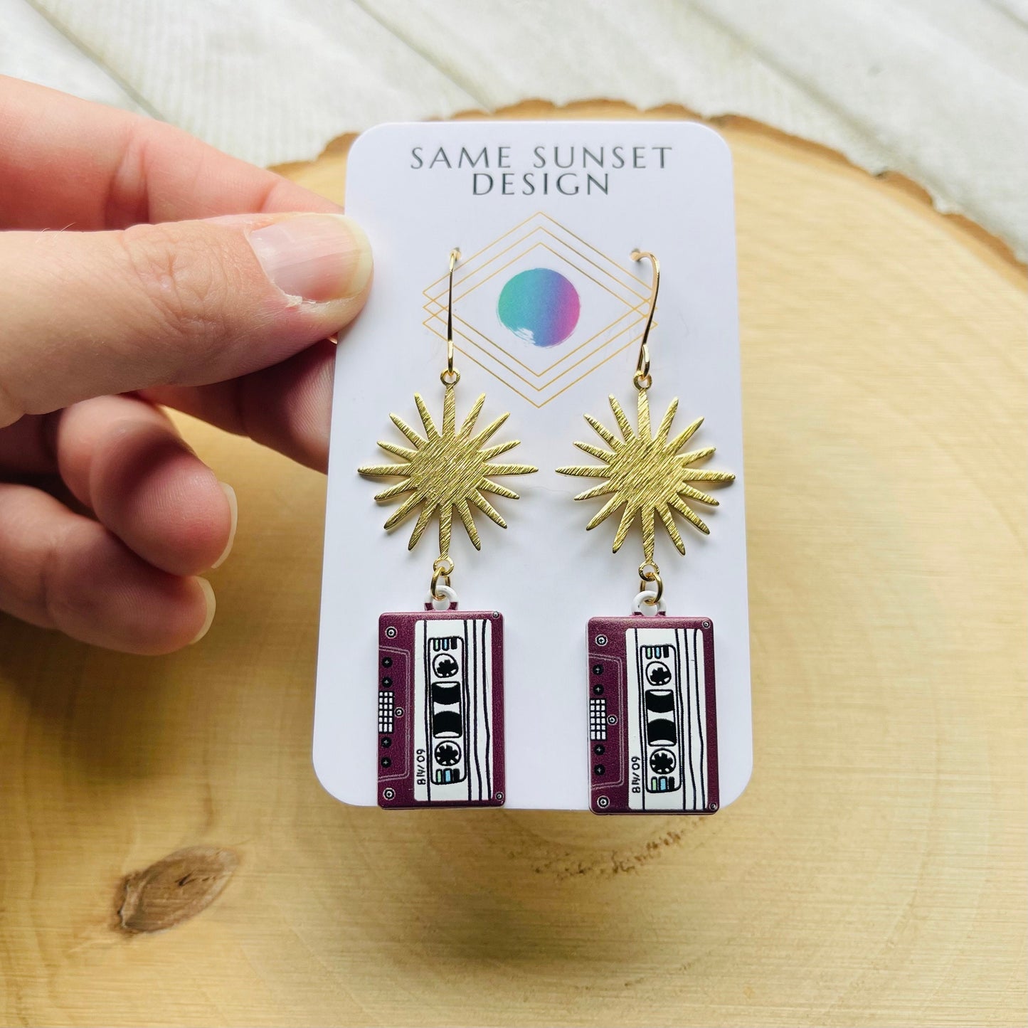 Cassette Tape Earrings